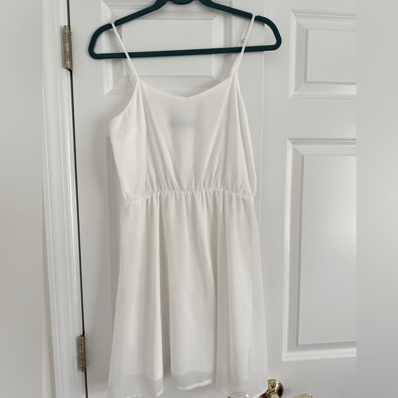 Crochet Pearled Pullover Mini Dress - Picture 3 of 4